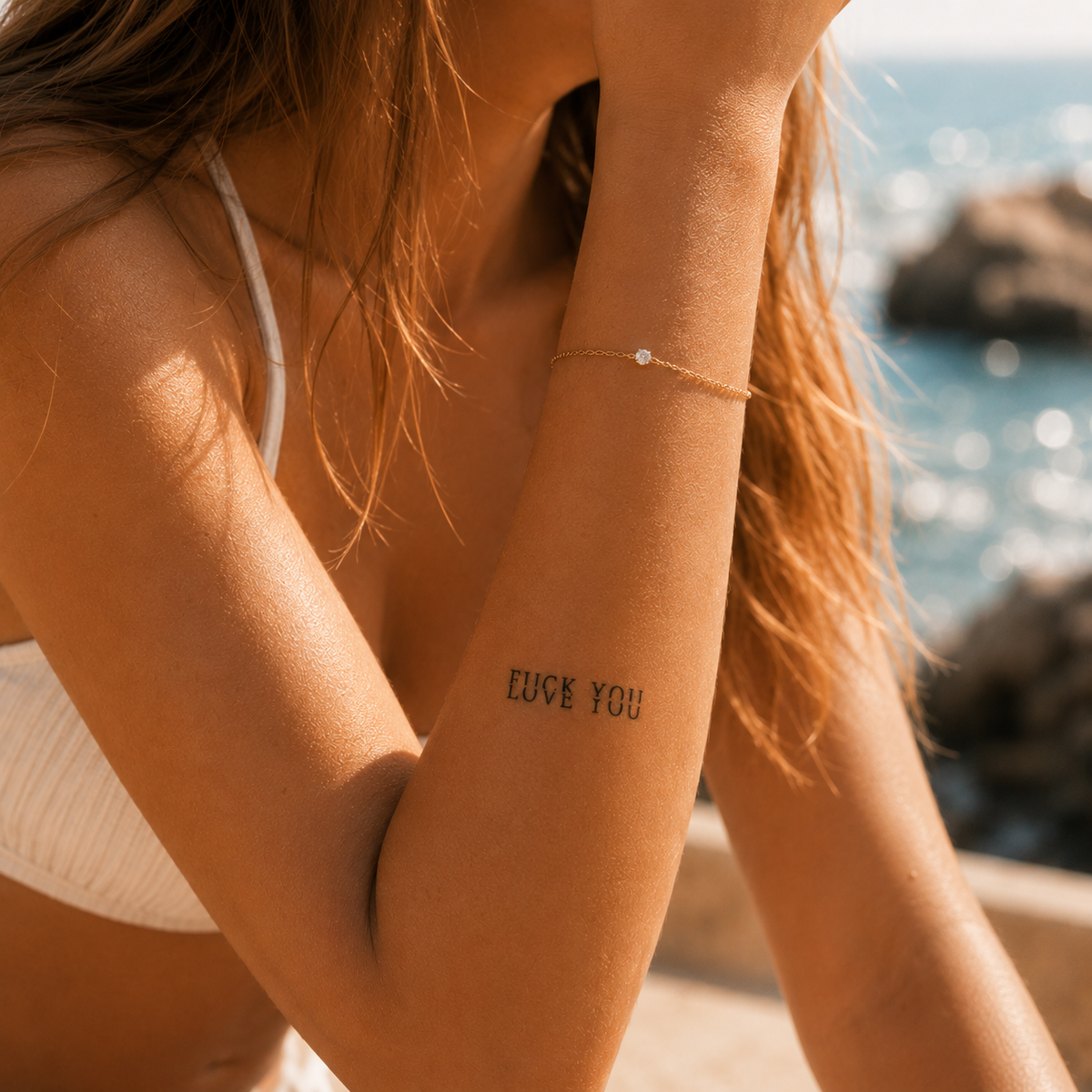 F#ck You Love You Tattoo