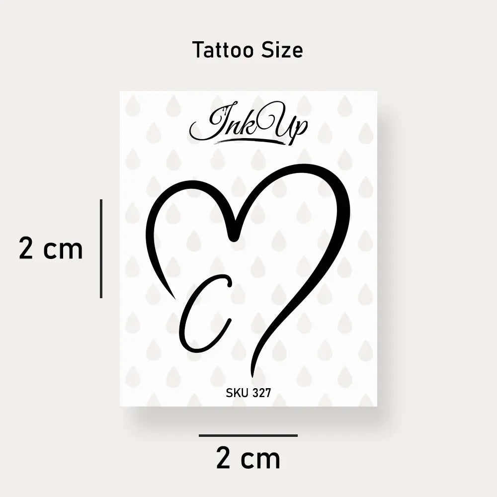 Buchstabe C Tattoo