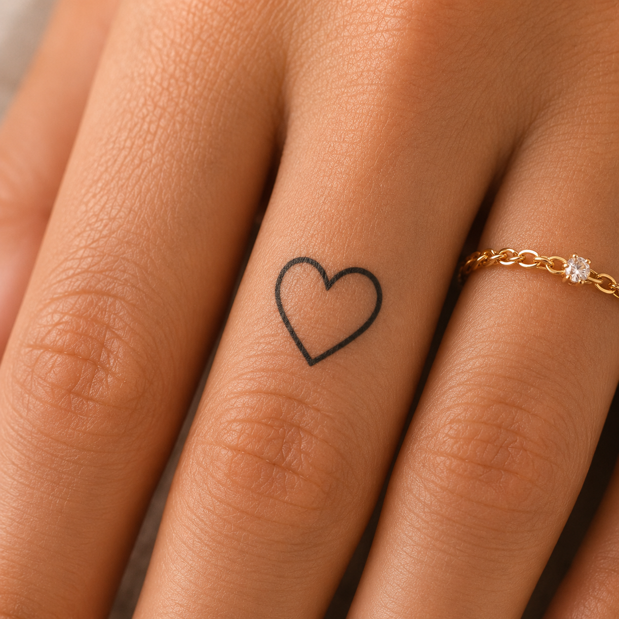 Tatouage petit cœur