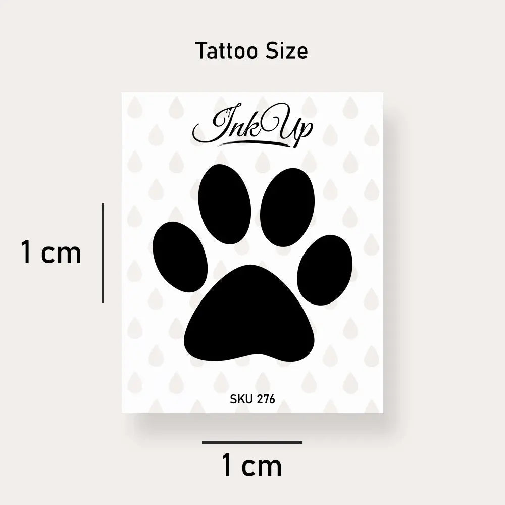 Hunde Pfote Tattoo