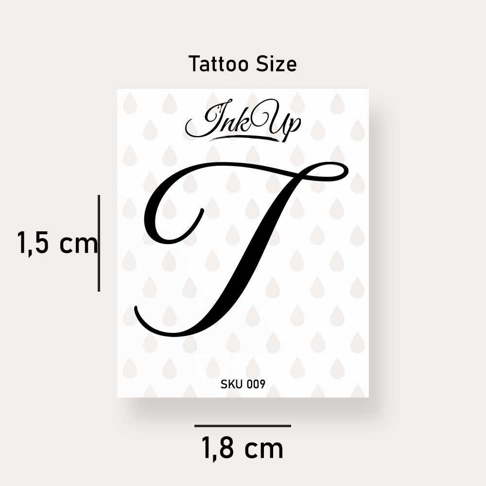 I letter tattoo