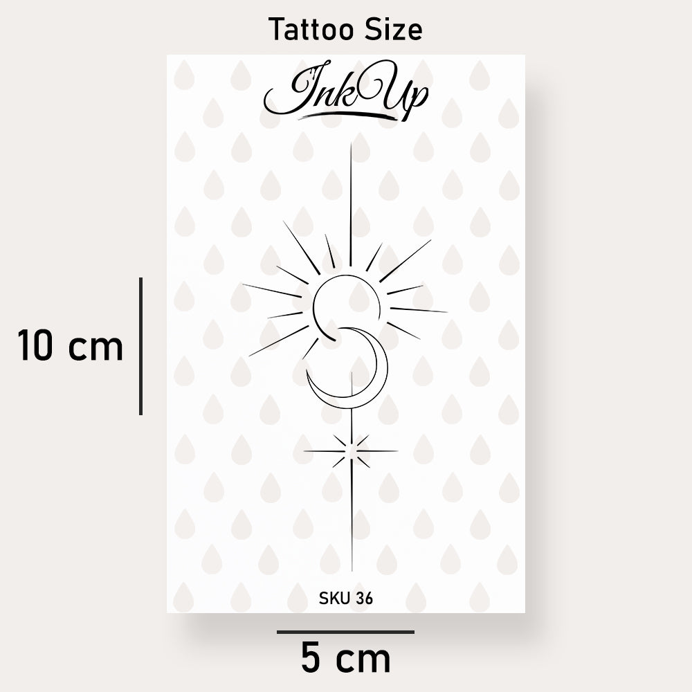 Tatouage de grand palmier