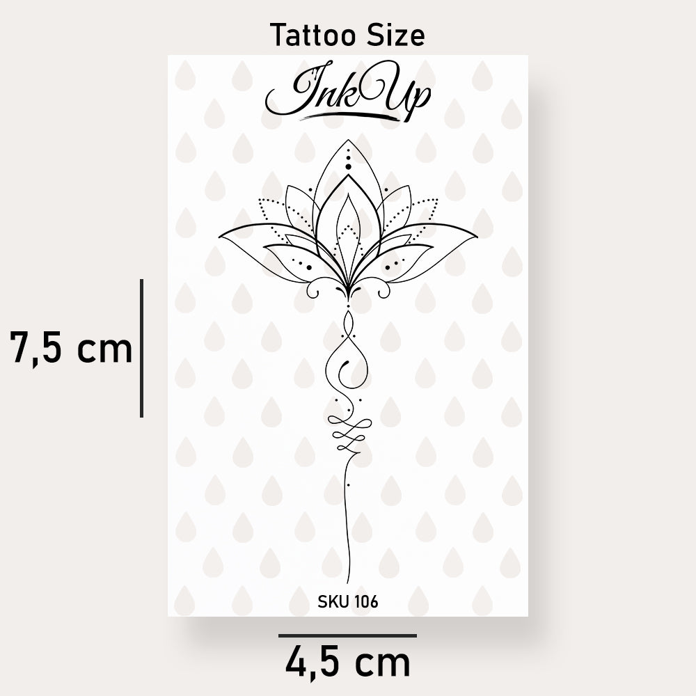 Großer Lotus Tattoo