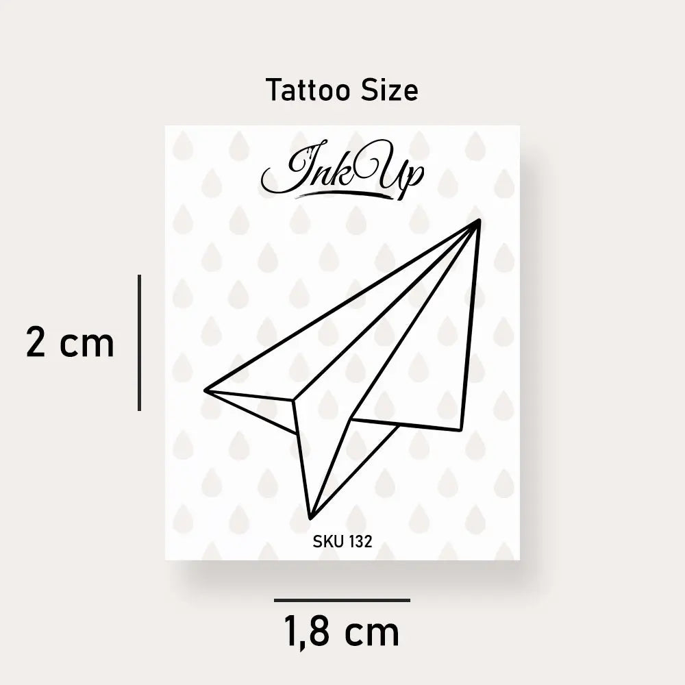 Papierflieger Tattoo Ink Up
