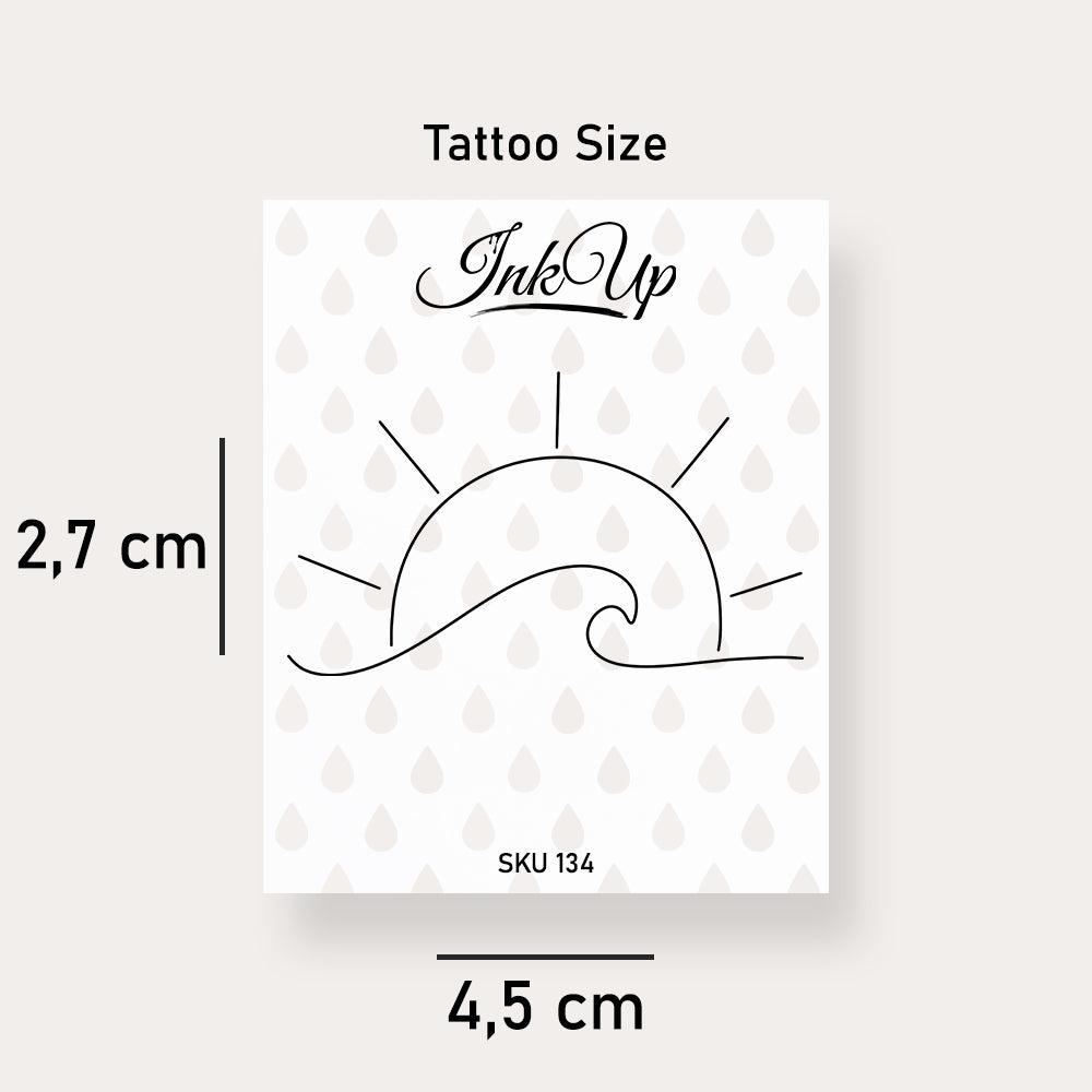 Tatouage de grand palmier