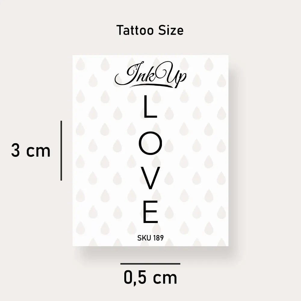 Love Tattoo Ink Up