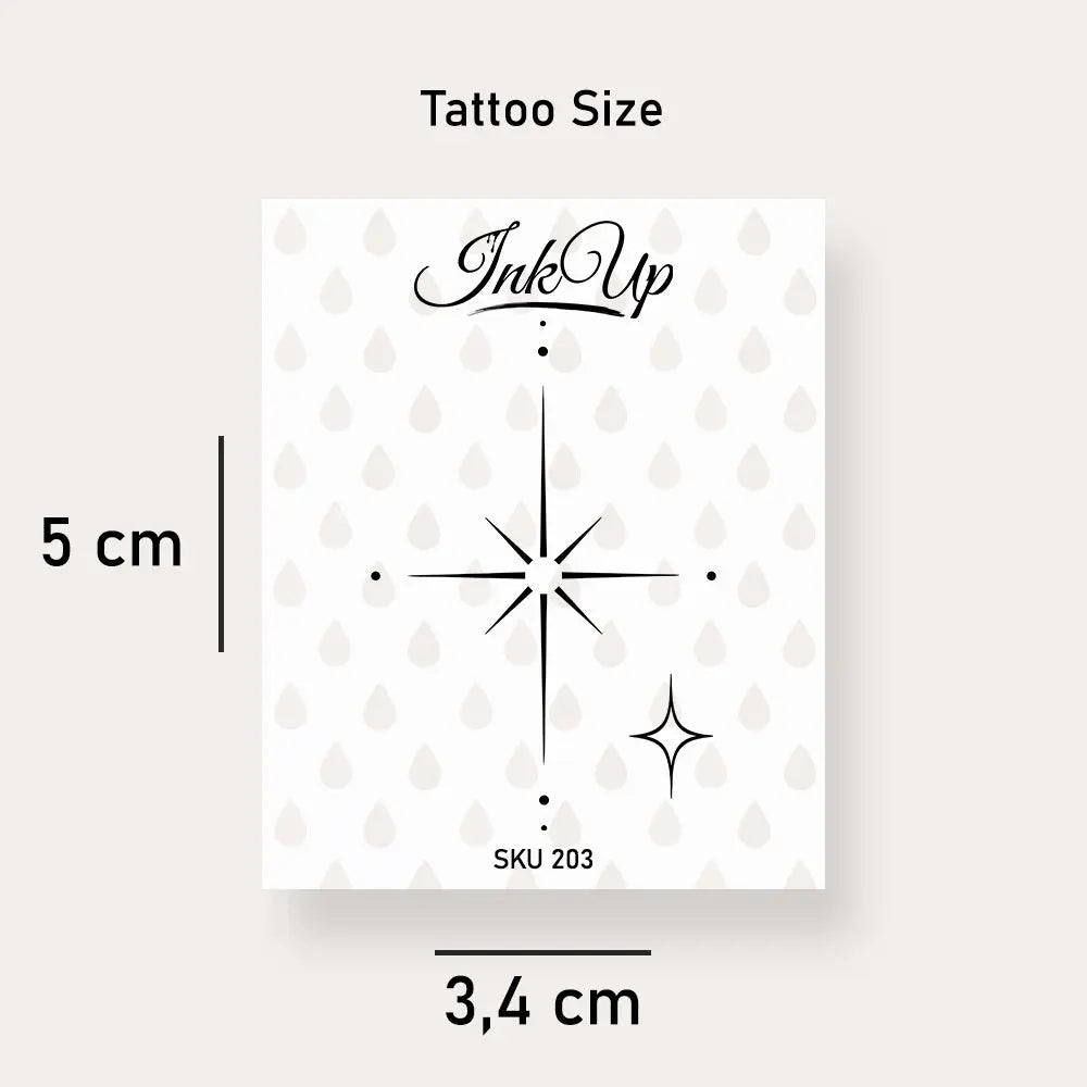 Zwei Sterne Tattoo Ink Up