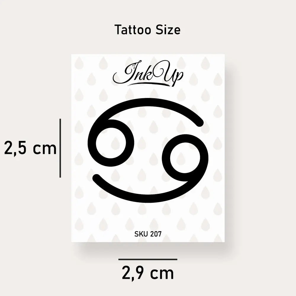 Sternzeichen Krebs Tattoo Ink Up