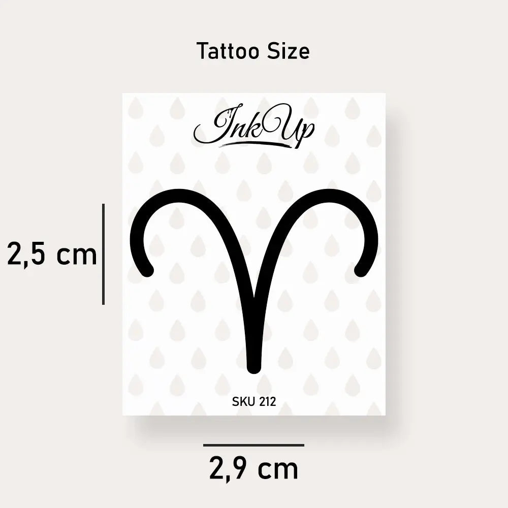 Sternzeichen Widder Tattoo Ink Up