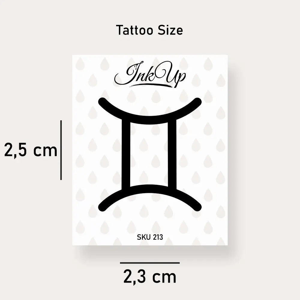 Sternzeichen Zwilling Tattoo Ink Up