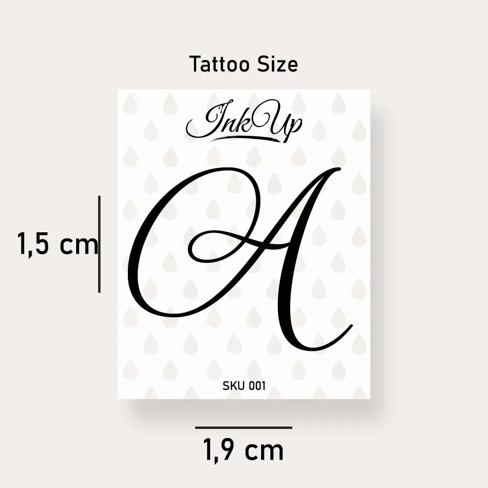 Buchstaben Tattoo Ink Up