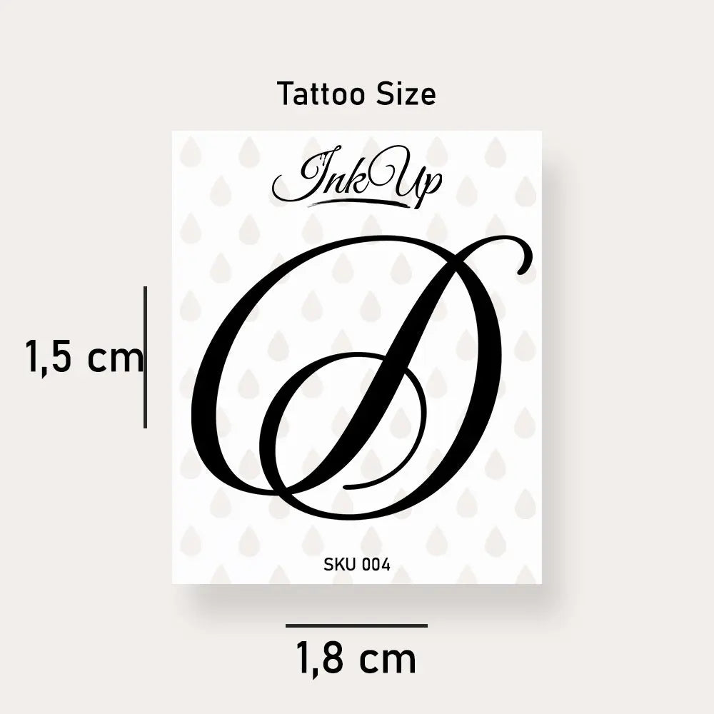 Buchstaben Tattoo Ink Up