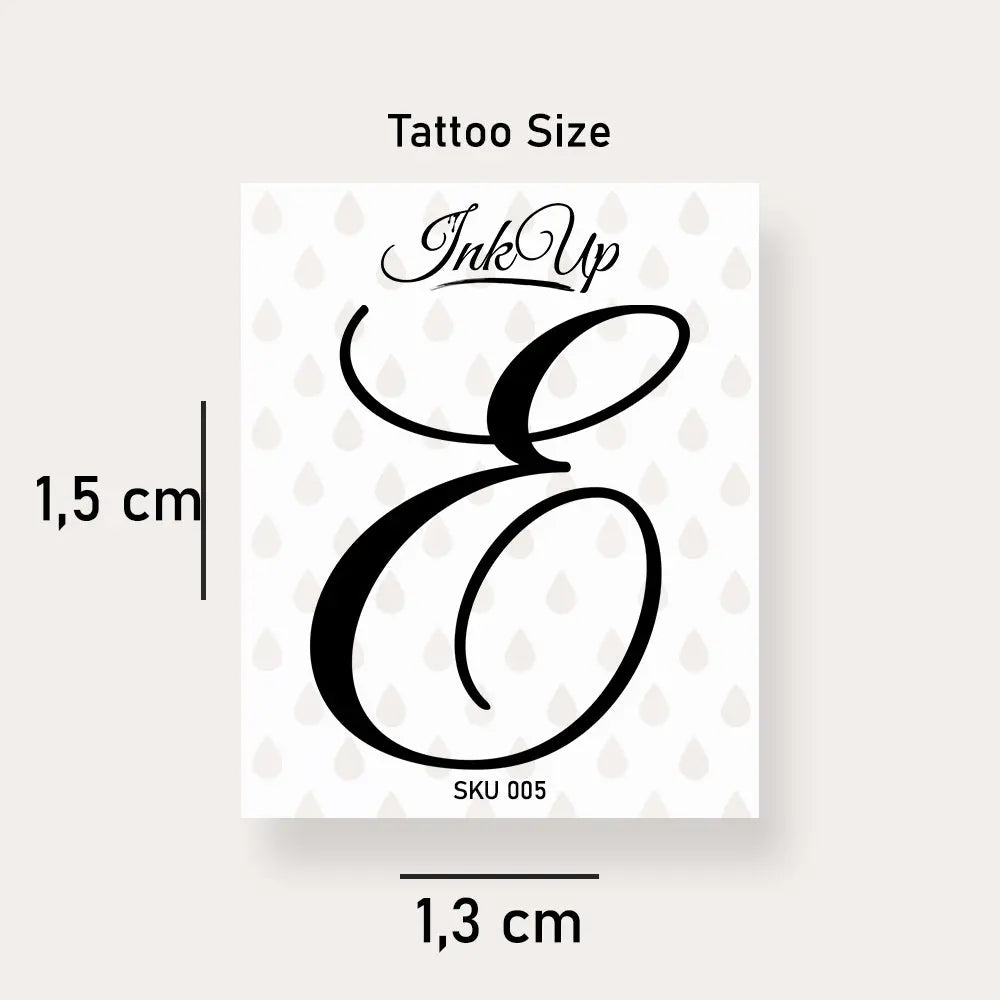Buchstaben Tattoo Ink Up