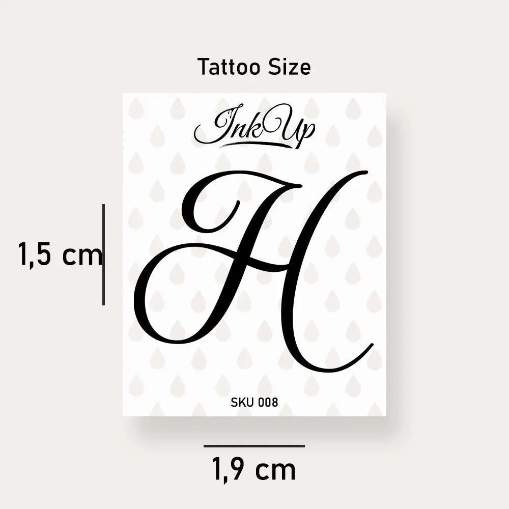Buchstaben Tattoo Ink Up