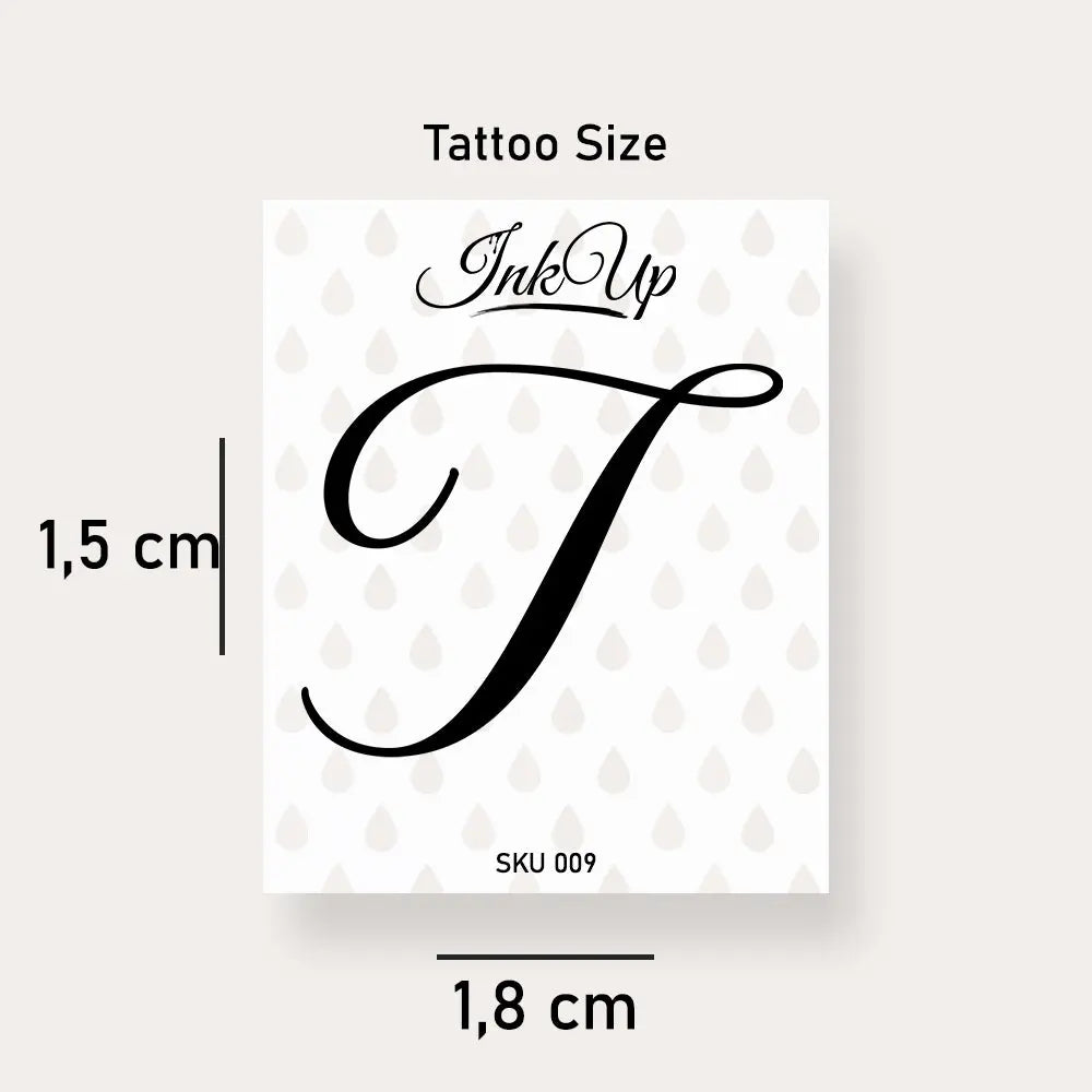 Buchstaben Tattoo Ink Up