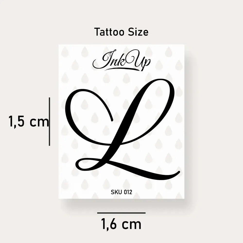 Buchstaben Tattoo Ink Up