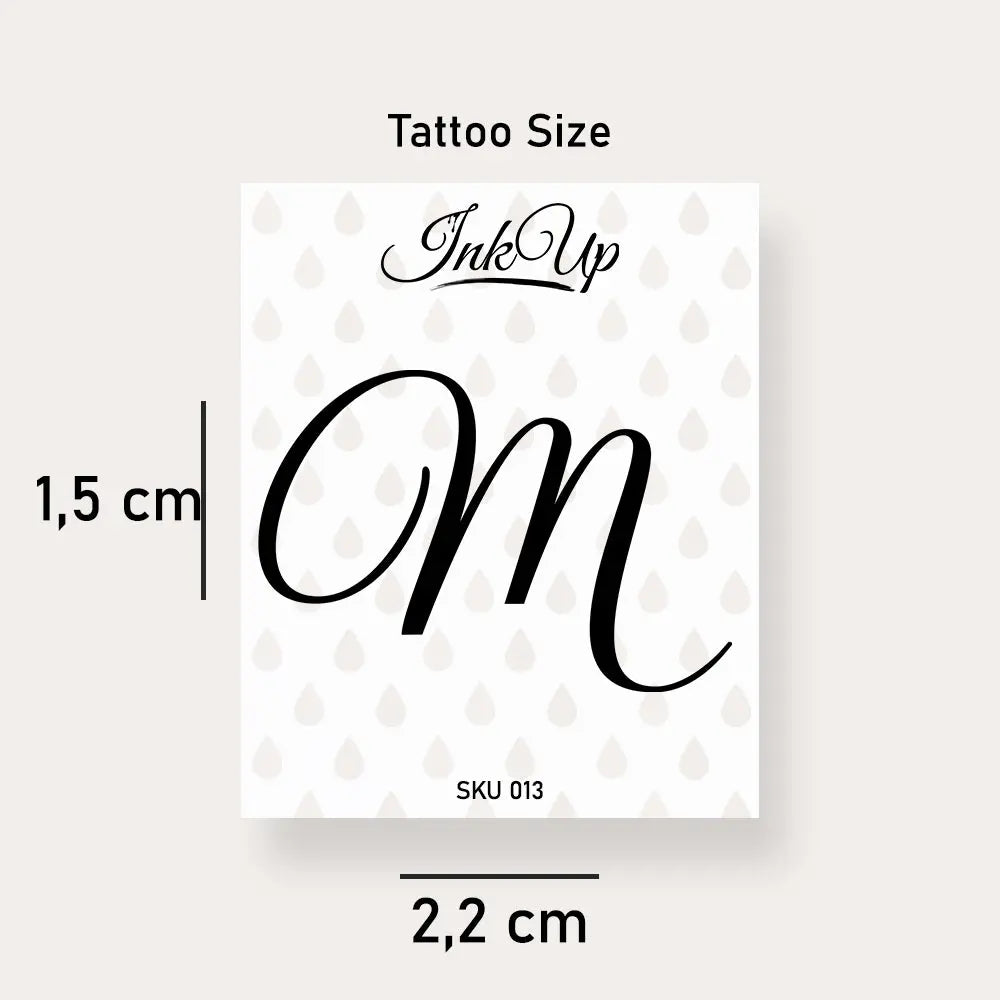 Buchstaben Tattoo Ink Up