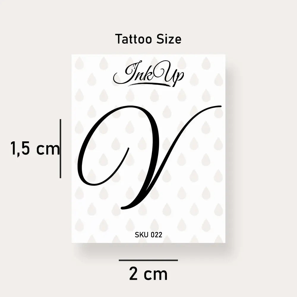 Buchstaben Tattoo Ink Up