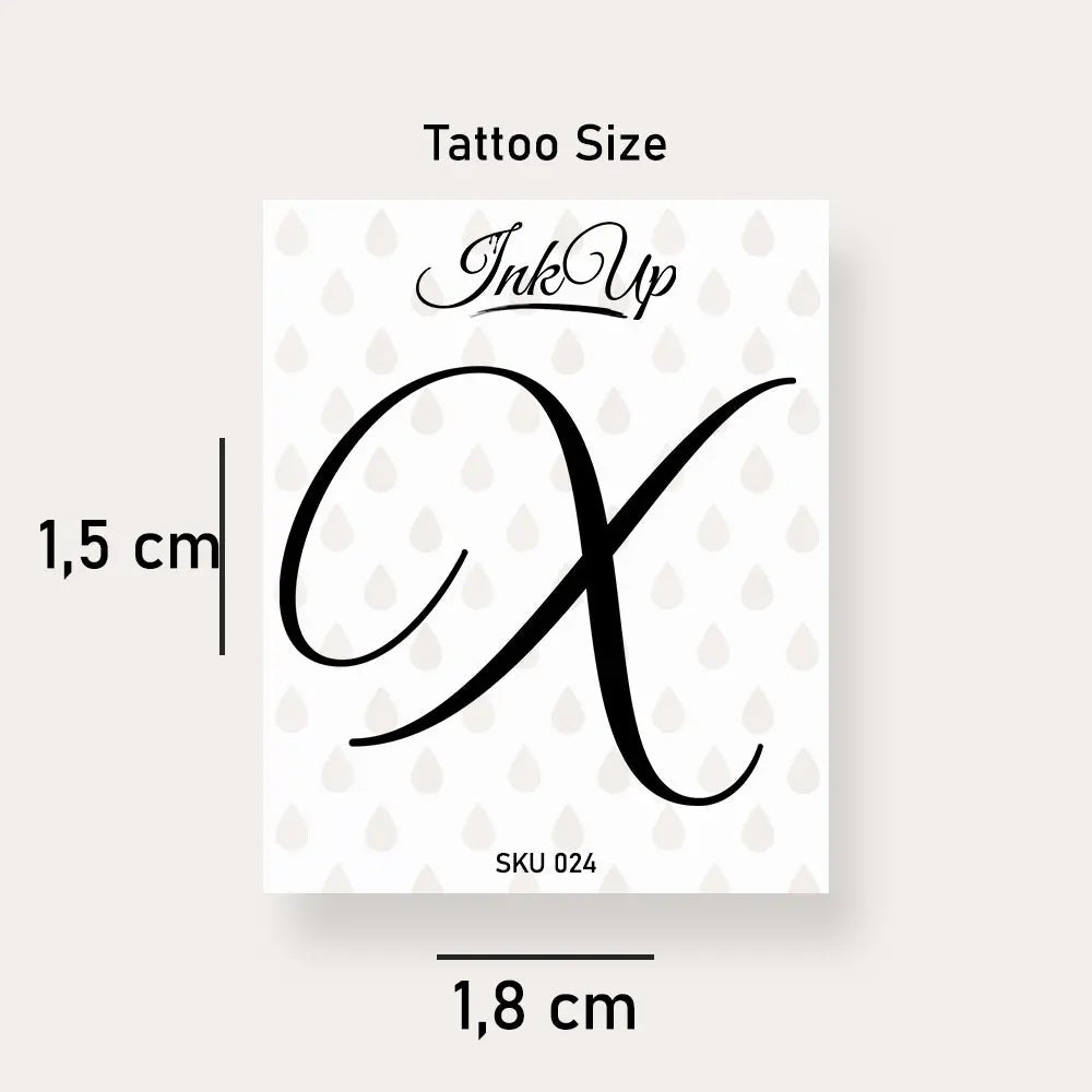 Buchstaben Tattoo Ink Up