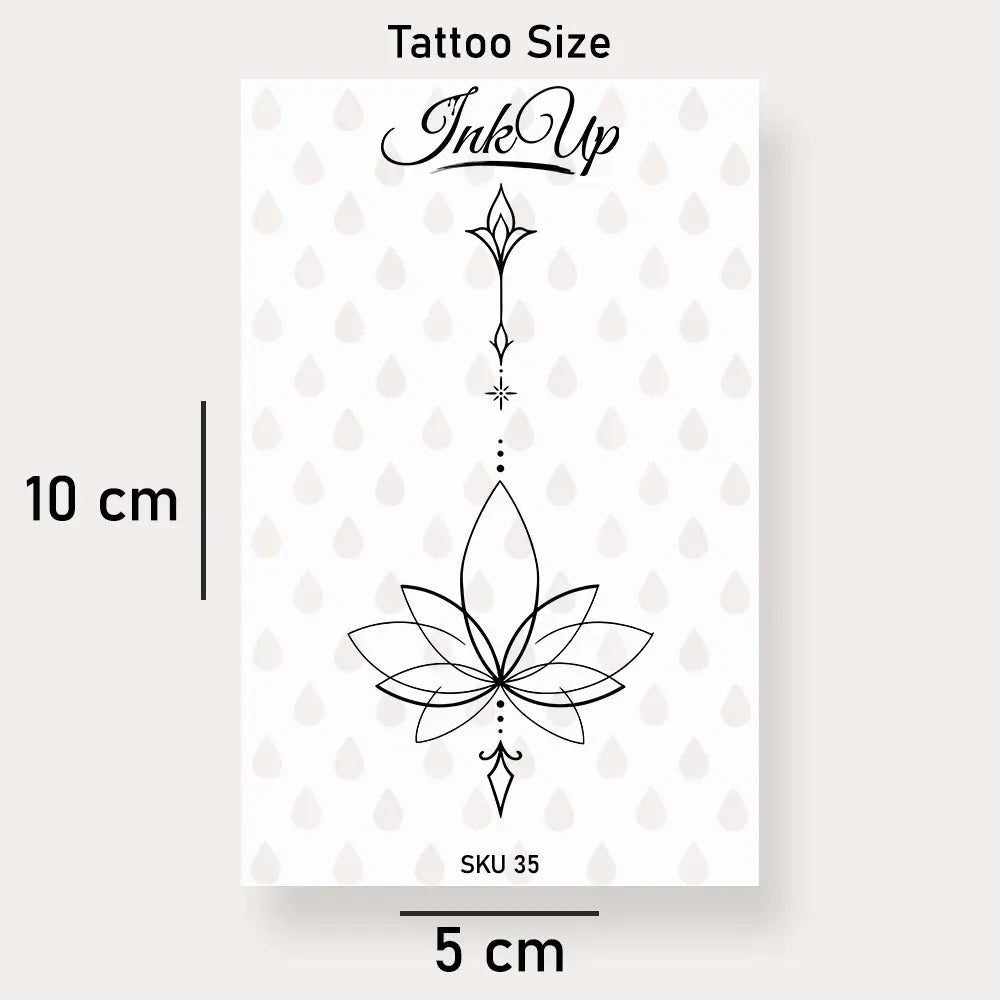 Lotus Ornament Tattoo Ink Up