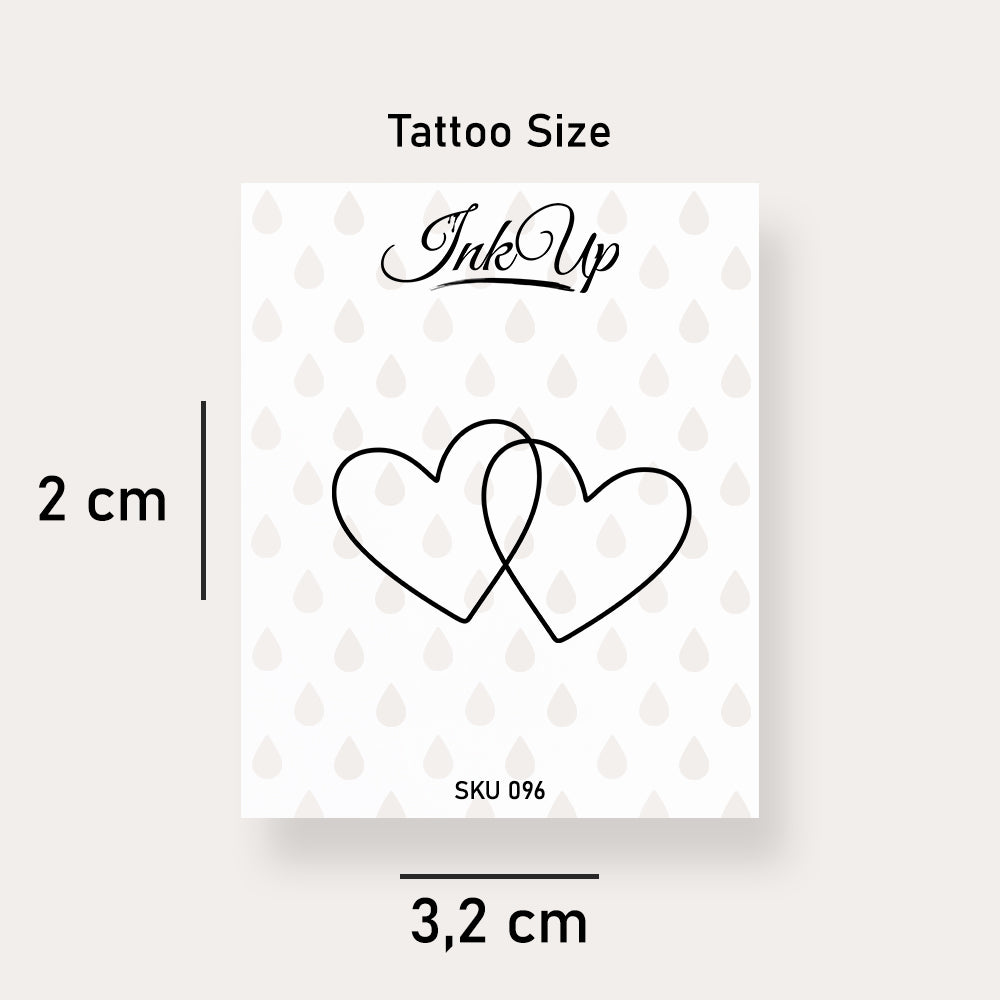 Herzpaar Tattoo