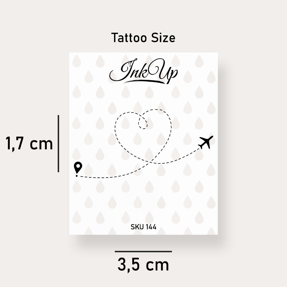 Tatouage de grand palmier