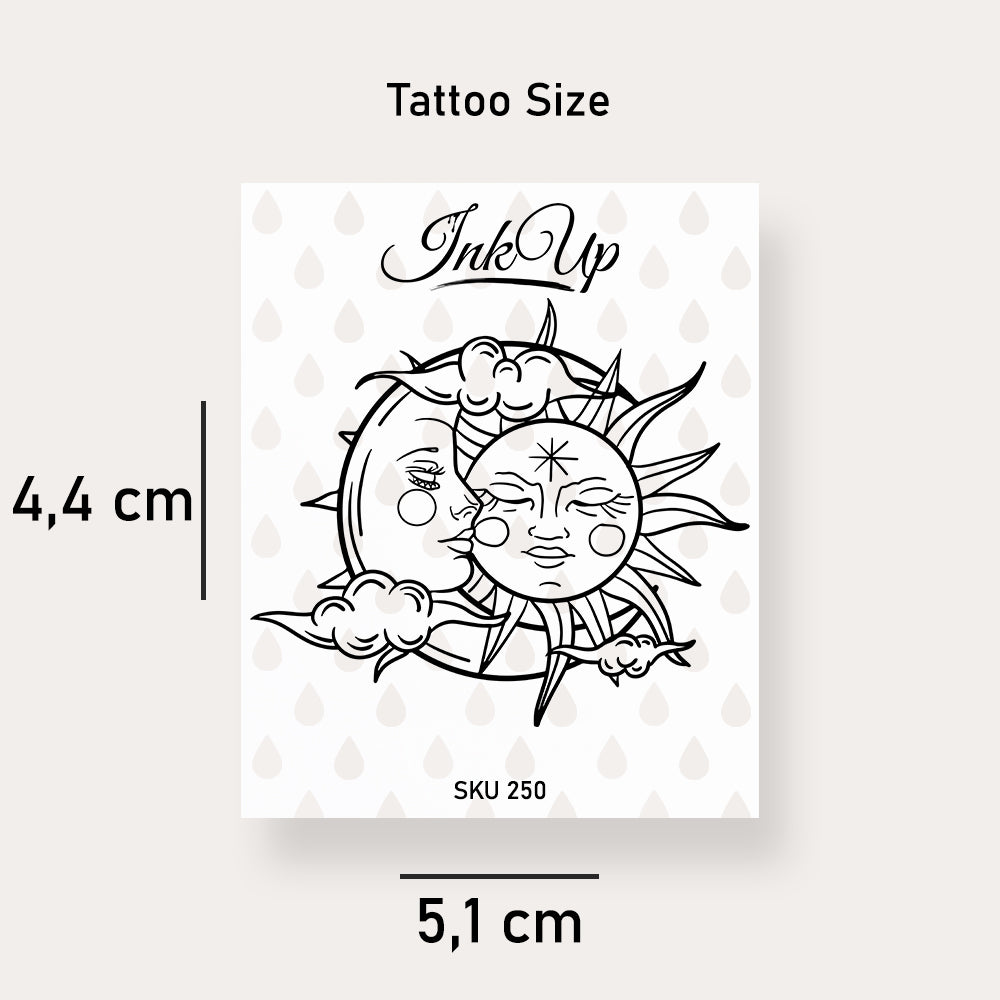 Tatouage de grand palmier