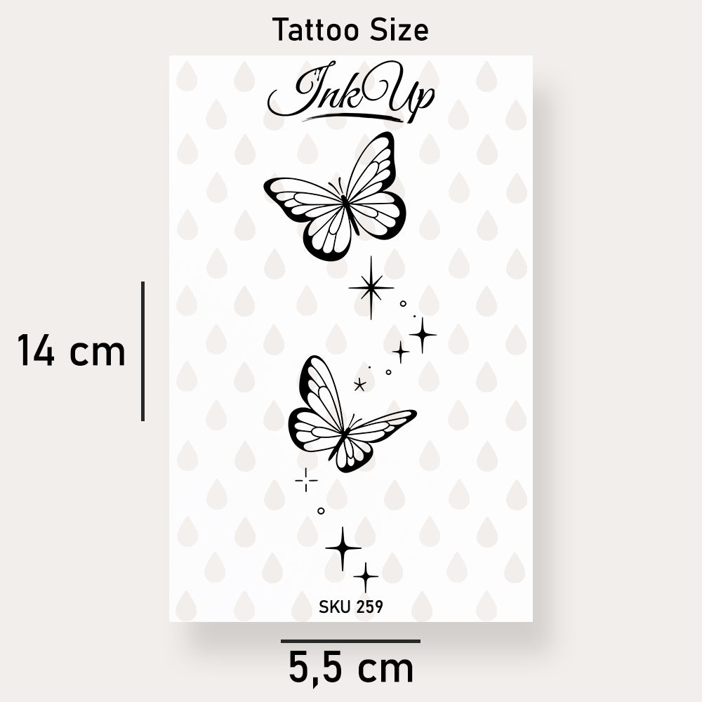 Tatouage de grand palmier