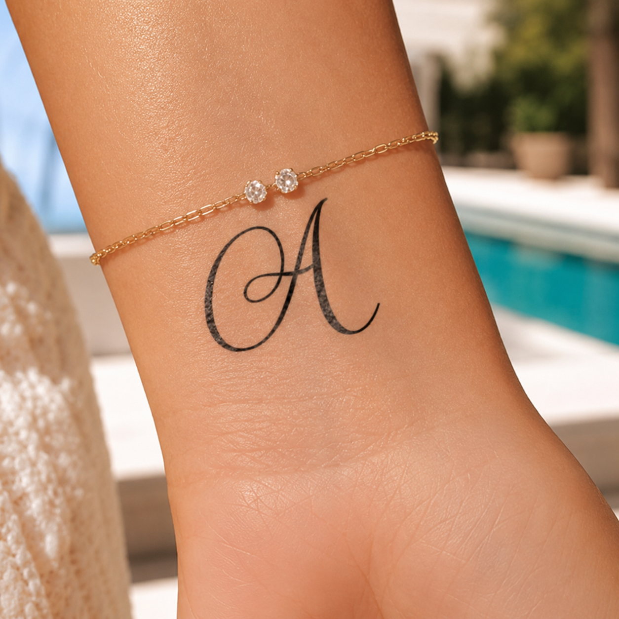 A Buchstaben Tattoo