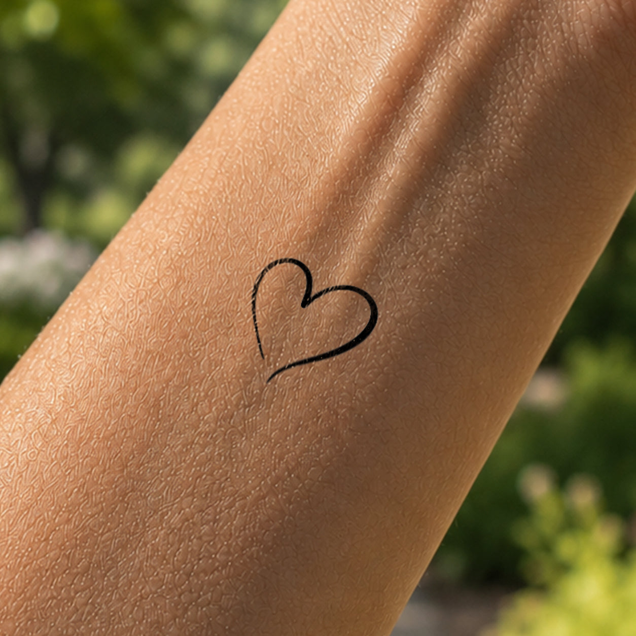 Offenes Herz Tattoo