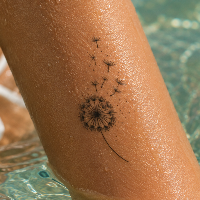 Pusteblume Tattoo