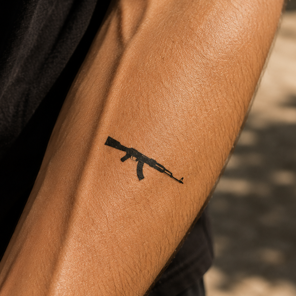 Tatouage AK 47