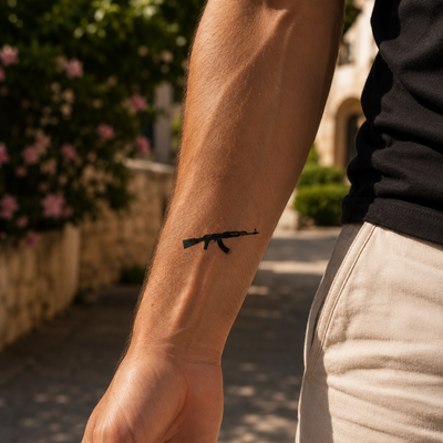 Tatouage AK 47