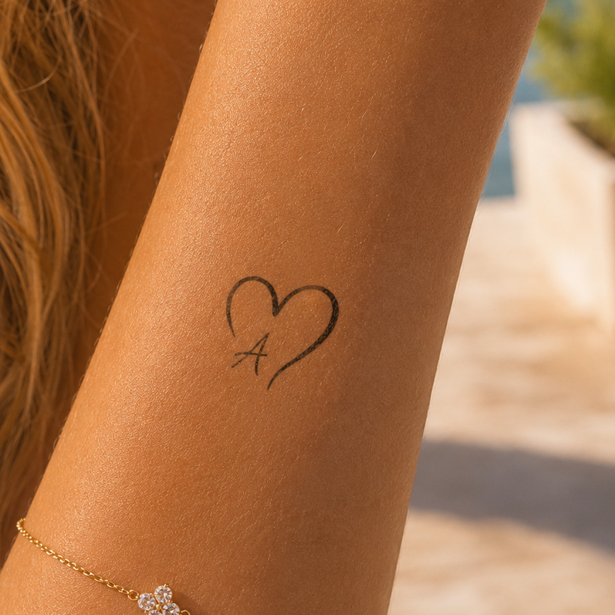 Buchstaben Tattoo