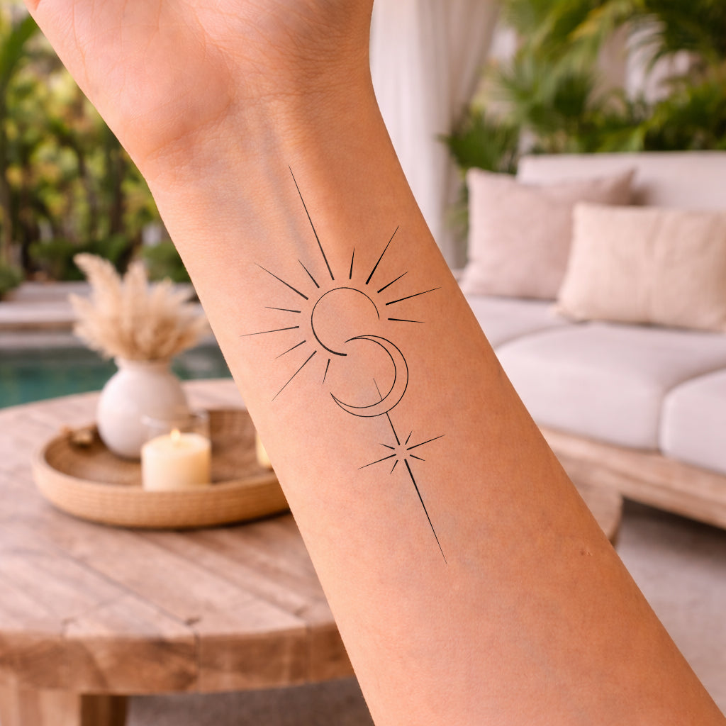 Sonne Mond Tattoo