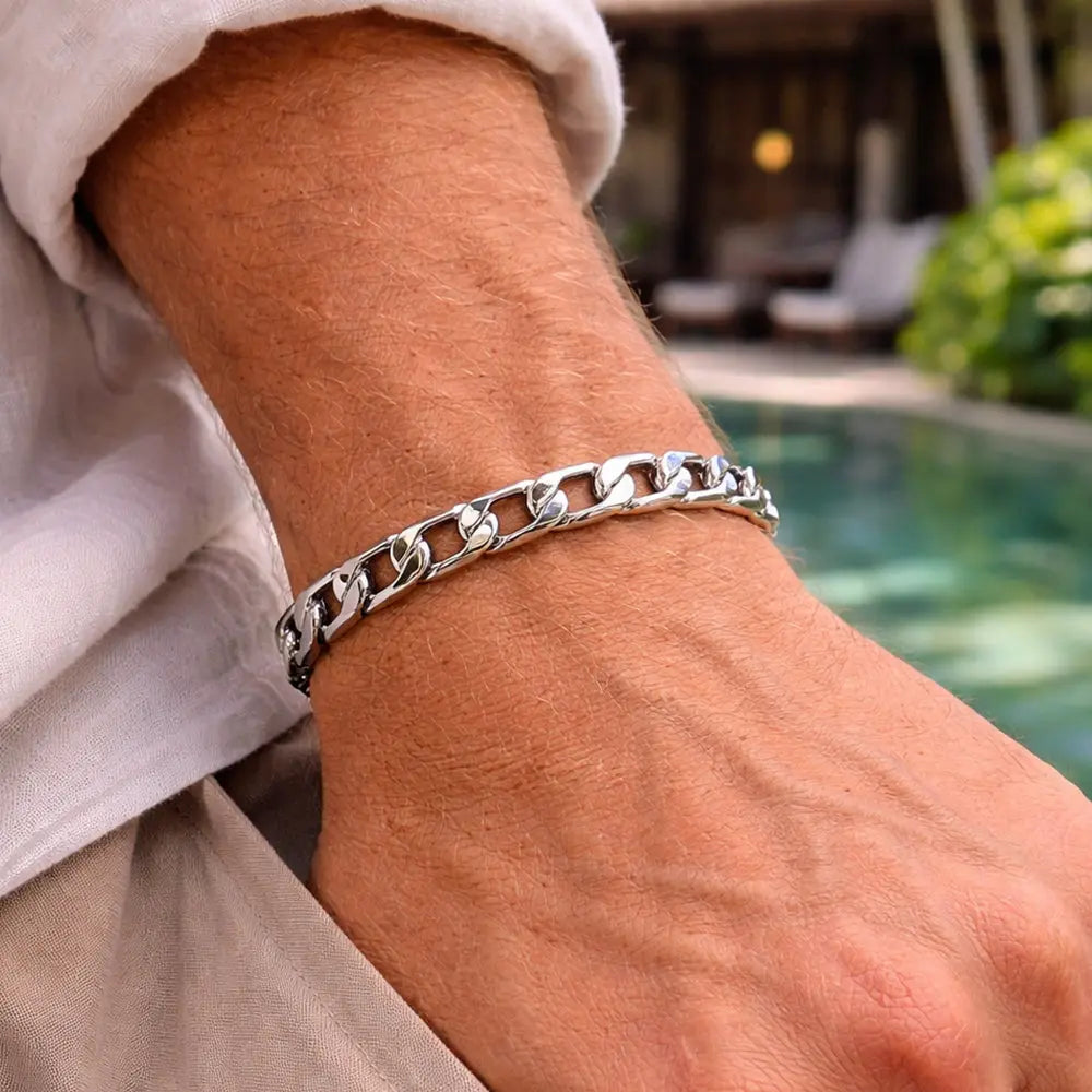 925 Silberarmband Herrenarmband ink up