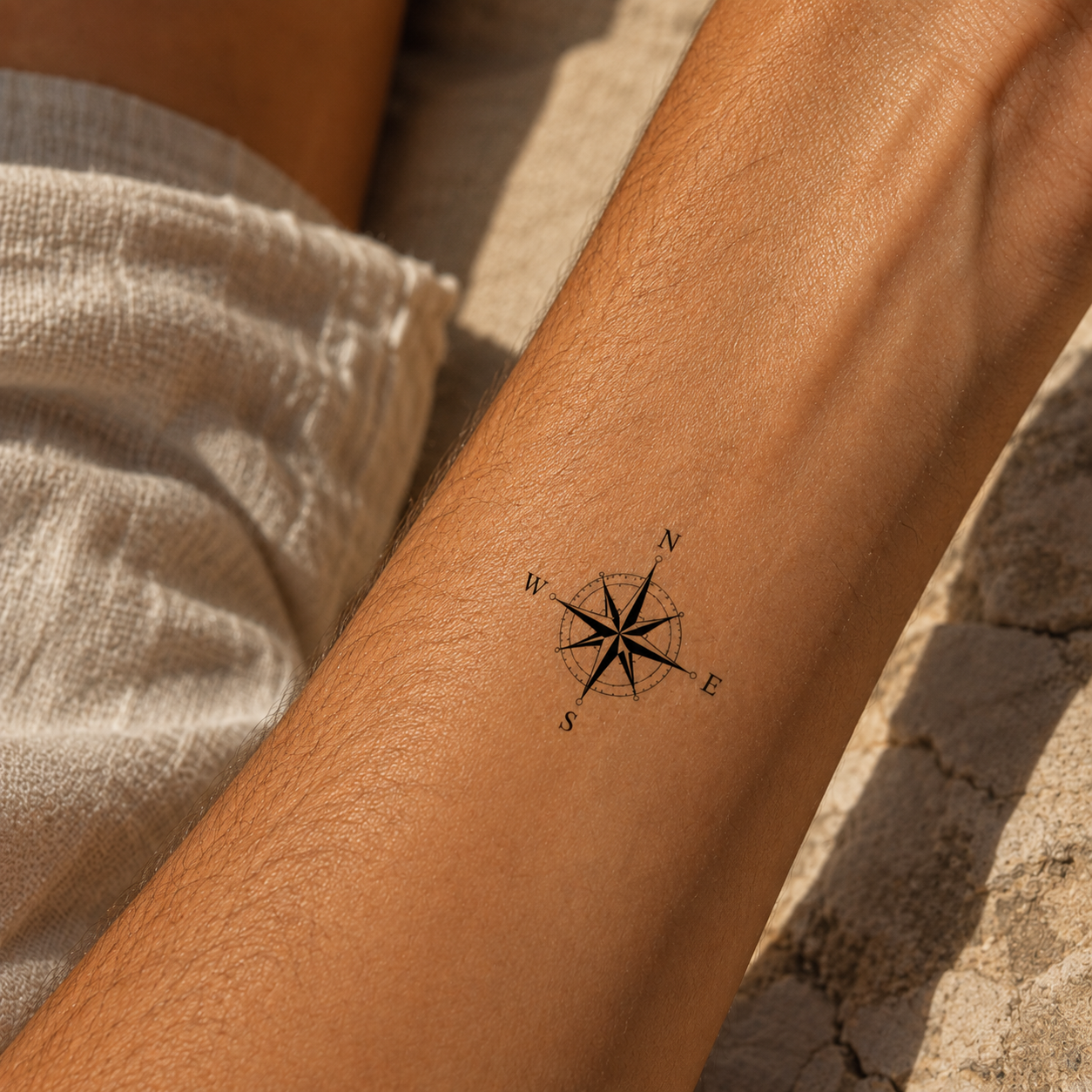 Kompass Tattoo