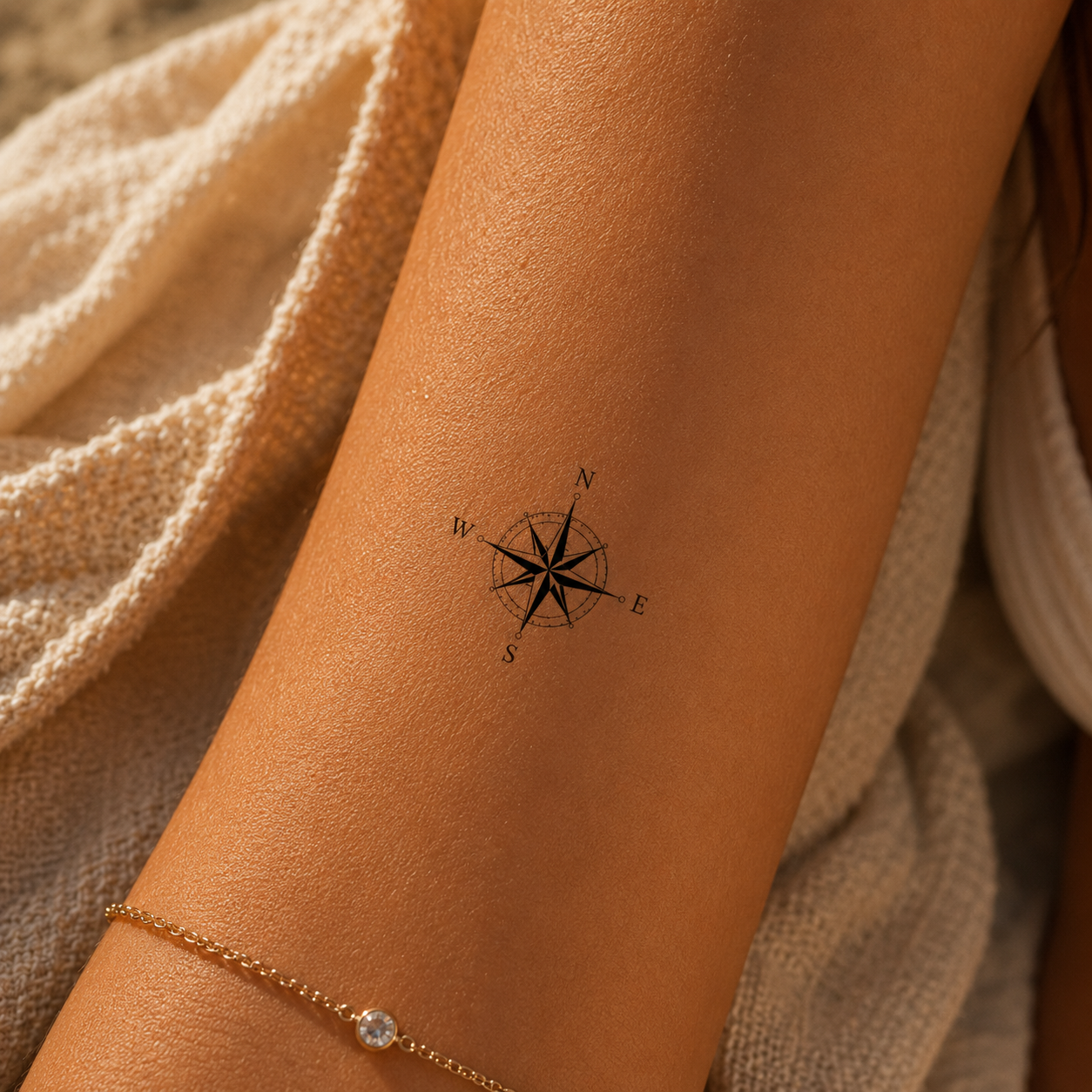 Kompass Tattoo