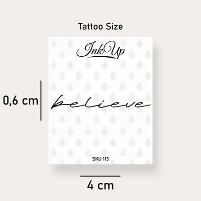 Believe Tattoo