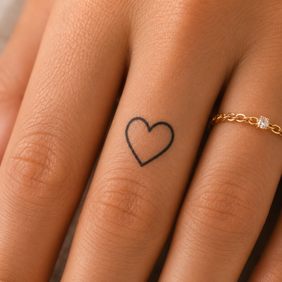 Tatouage petit cœur