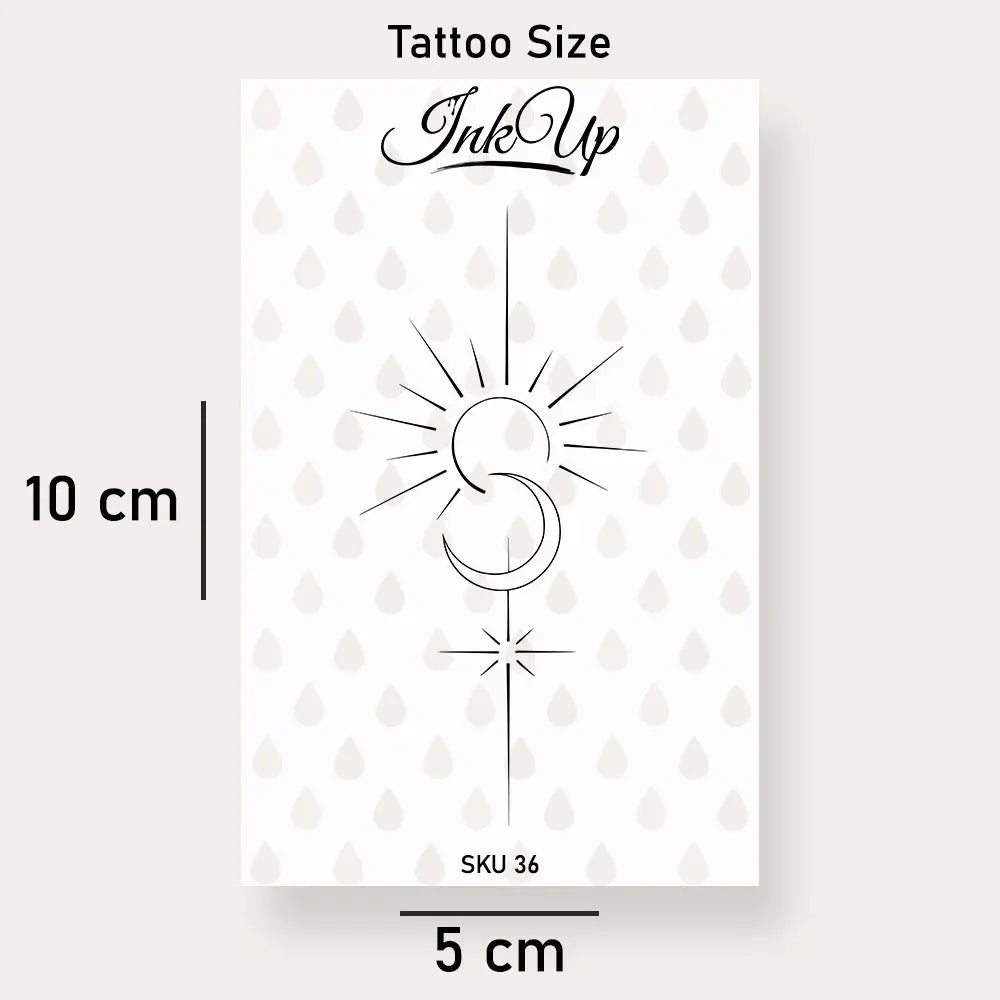 Sonne Mond Tattoo Ink Up