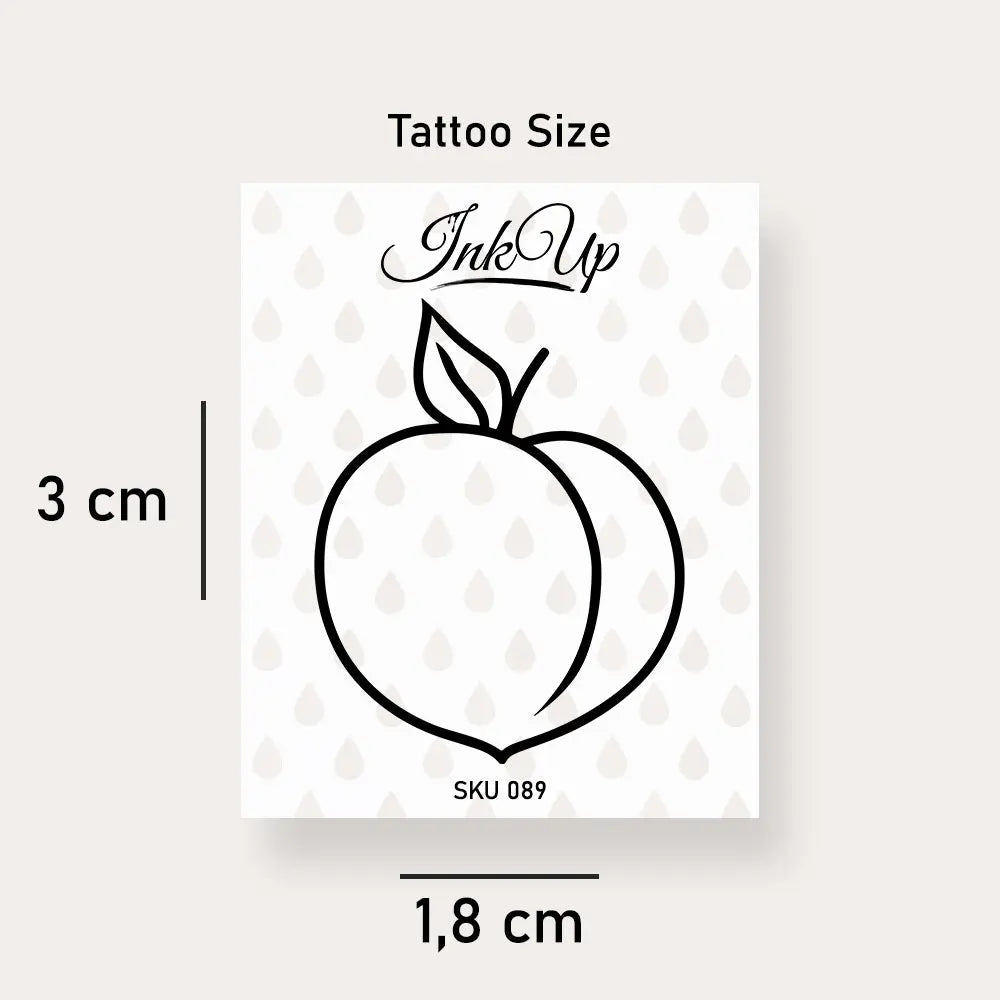 Pfirsich Tattoo Ink Up