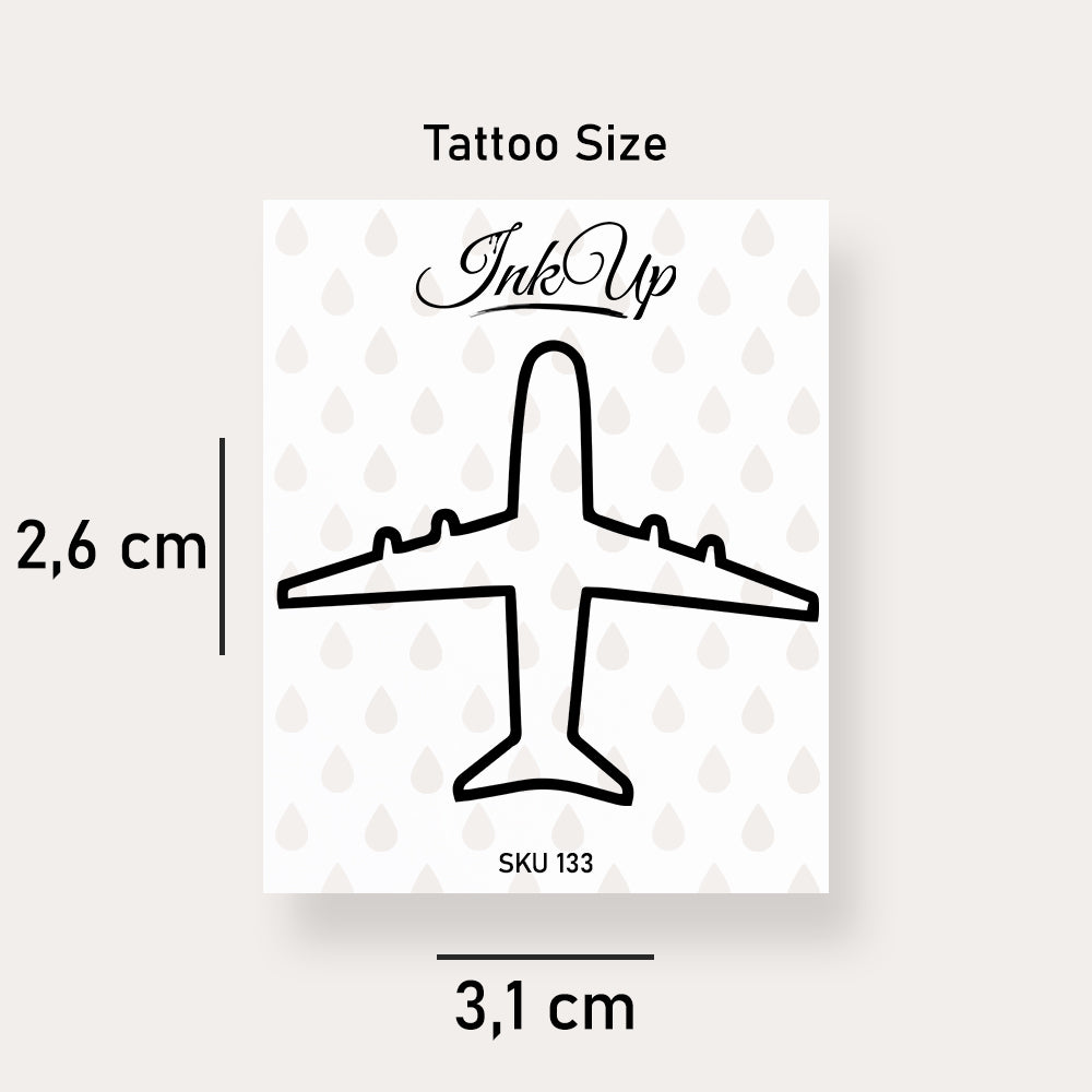 Flugzeug Tattoo