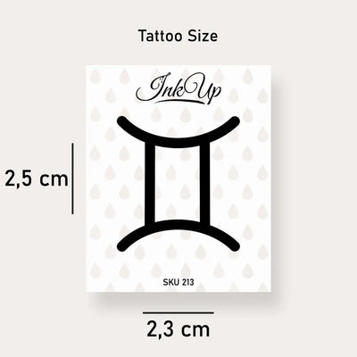 Sternzeichen Zwilling Tattoo Ink Up