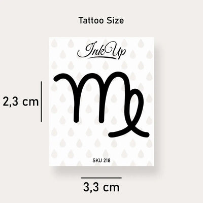 Sternzeichen Jungfrau Tattoo Ink Up