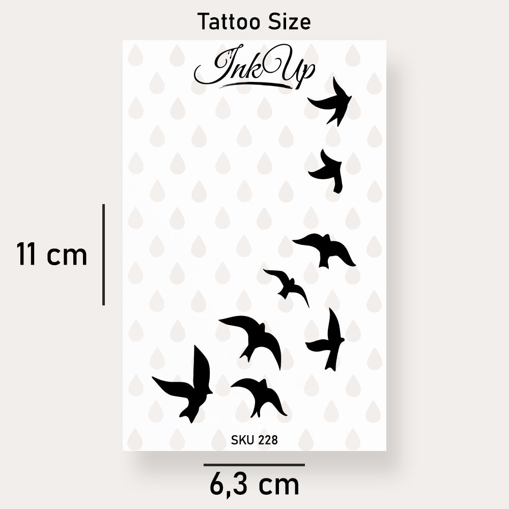 Tatouage de grand palmier