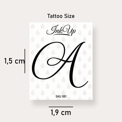 Buchstaben Tattoo Ink Up