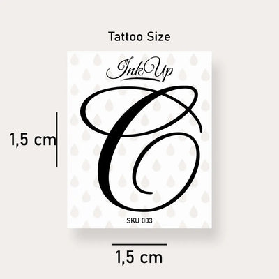 Buchstaben Tattoo Ink Up