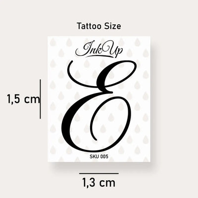 Buchstaben Tattoo Ink Up