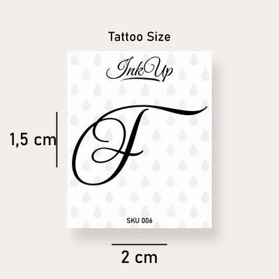 Buchstaben Tattoo Ink Up